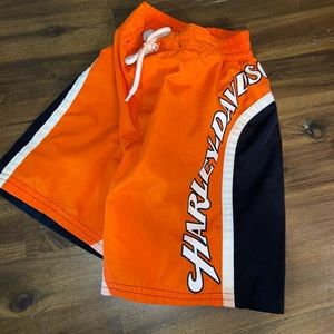 Boys Harley Davison swim trunks